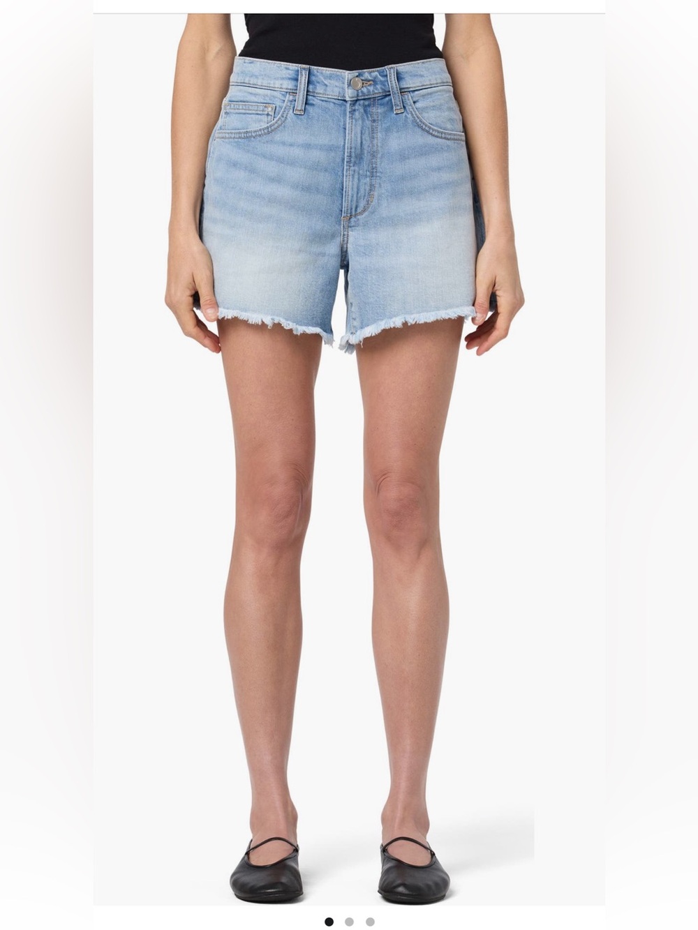 Joe's Relaxed High Waist Denim Jean Shorts size 30 NWT